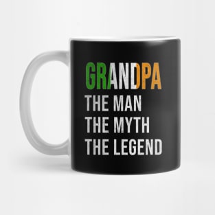 Grand Father Irish Grandpa The Man The Myth The Legend - Gift for Irish Dad With Roots From  Ireland Mug